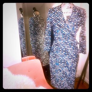 Black Label by Evan Picone Wrap Dress